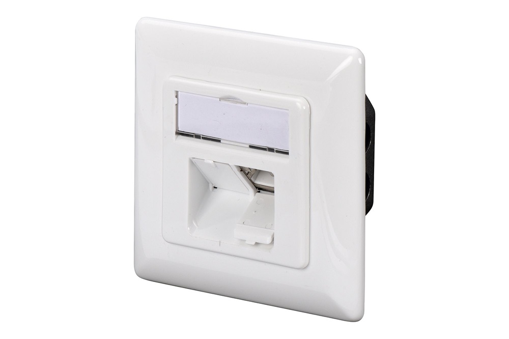 DIGITUS DN-9002-N Cat5E Modulo50 dupla falon kívüli aljzat 2xRJ45 árnyékolt csatlakozóval