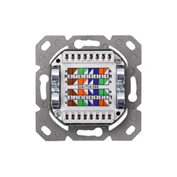 DIGITUS DN-9007-S-1 Cat6A Modulo50 dupla falon kívüli aljzat 2xRJ45 árnyékolt csatlakozóval