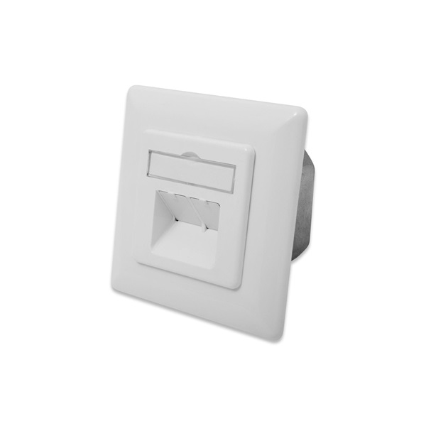 DIGITUS DN-9007-S-1 Cat6A Modulo50 dupla falon kívüli aljzat 2xRJ45 árnyékolt csatlakozóval