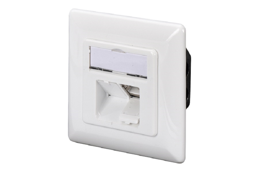 DIGITUS DN-9008-1 CAT6A Class EA 2x RJ45 süllyesztett fali aljzat