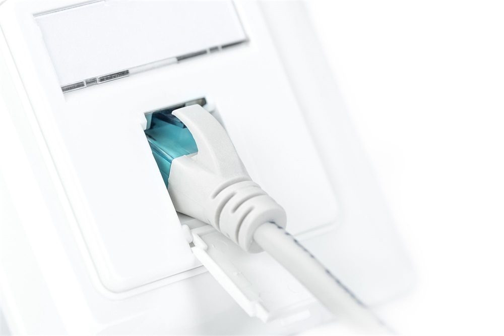 DIGITUS DN-9010/8-1 Cat6A Modulo50 dupla süllyesztett aljzat 1xRJ45 árnyékolt csatlakozóval