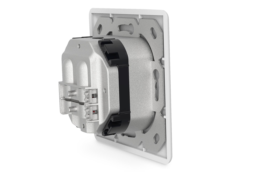 DIGITUS DN-9010/8-2 Cat6A Modulo50 dupla süllyesztett aljzat 2xRJ45 árnyékolt csatlakozóval