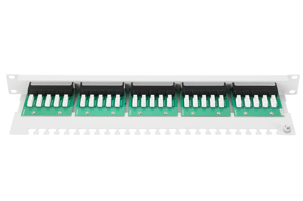 DIGITUS DN-91325-1 25port 19" 1U CAT3 ISDN árnyékolatlan Patch Panel