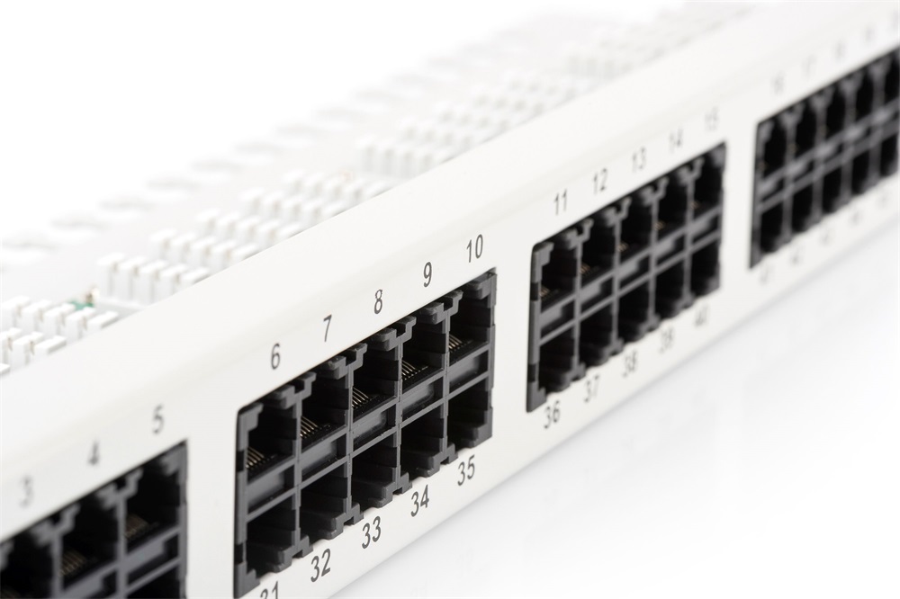DIGITUS DN-91350-1 50port 19" 1U CAT3 ISDN árnyékolatlan Patch Panel