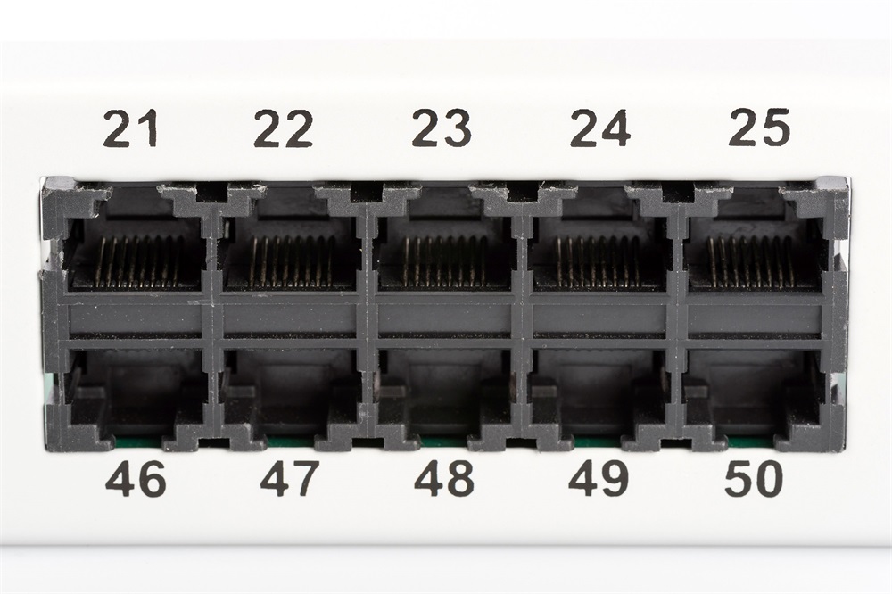DIGITUS DN-91350-1 50port 19" 1U CAT3 ISDN árnyékolatlan Patch Panel