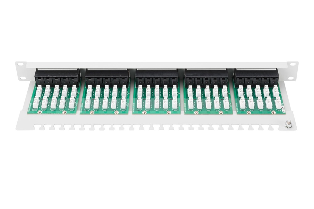 DIGITUS DN-91350-1 50port 19" 1U CAT3 ISDN árnyékolatlan Patch Panel
