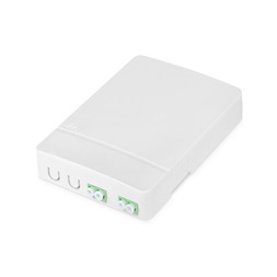 DIGITUS DN-931096 4 szálas 2x LC/APC DX fali optikai FTTX/FTTH elosztó doboz toldóval