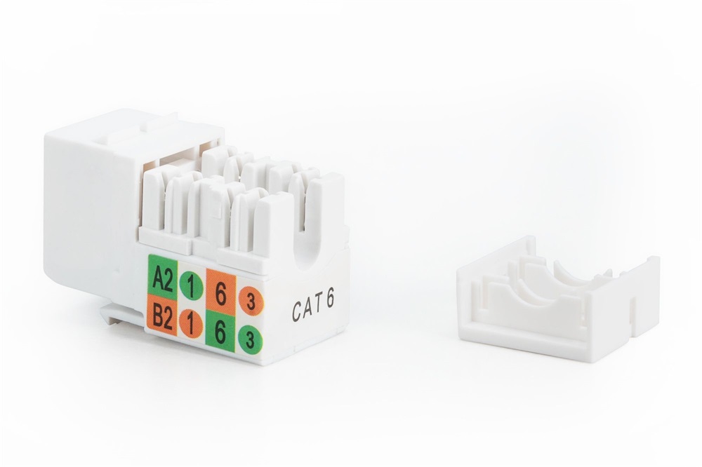 DIGITUS DN-93601 CAT6 árnyékolatlan LSA fekete Keystone Jack