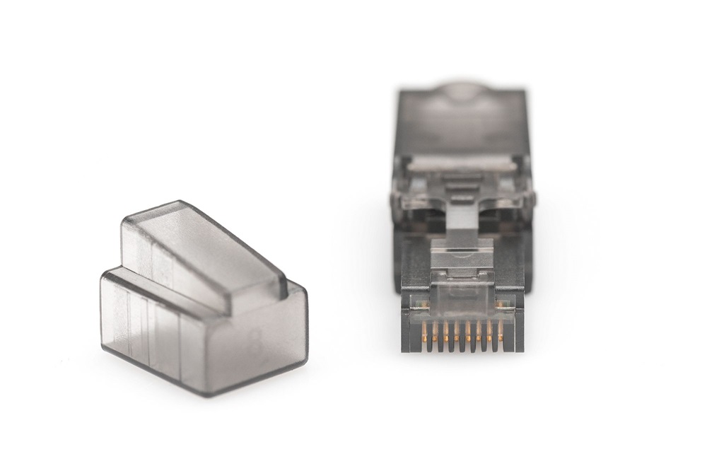 DIGITUS DN-93633 Szerszám nélkül közvetlenül szerelhető árnyékolatlan dugó Cat6A kábelekhez