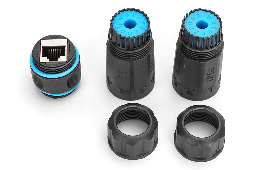 DIGITUS DN-93638 CAT6A IP68 kültéri RJ45 toldó
