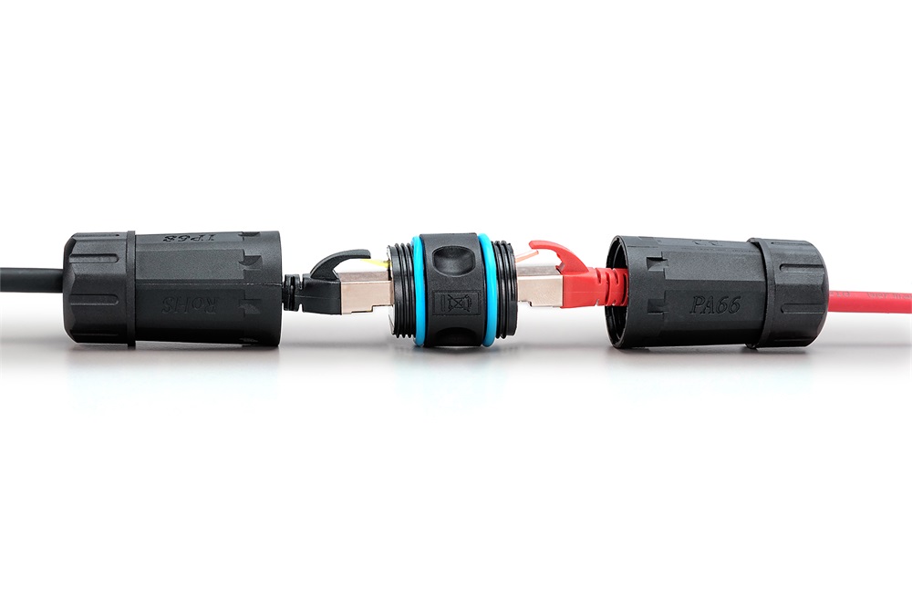 DIGITUS DN-93638 CAT6A IP68 kültéri RJ45 toldó