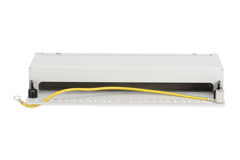 DIGITUS DN-93706 12port 10" 1U szürke moduláris üres árnyékolt Patch Panel