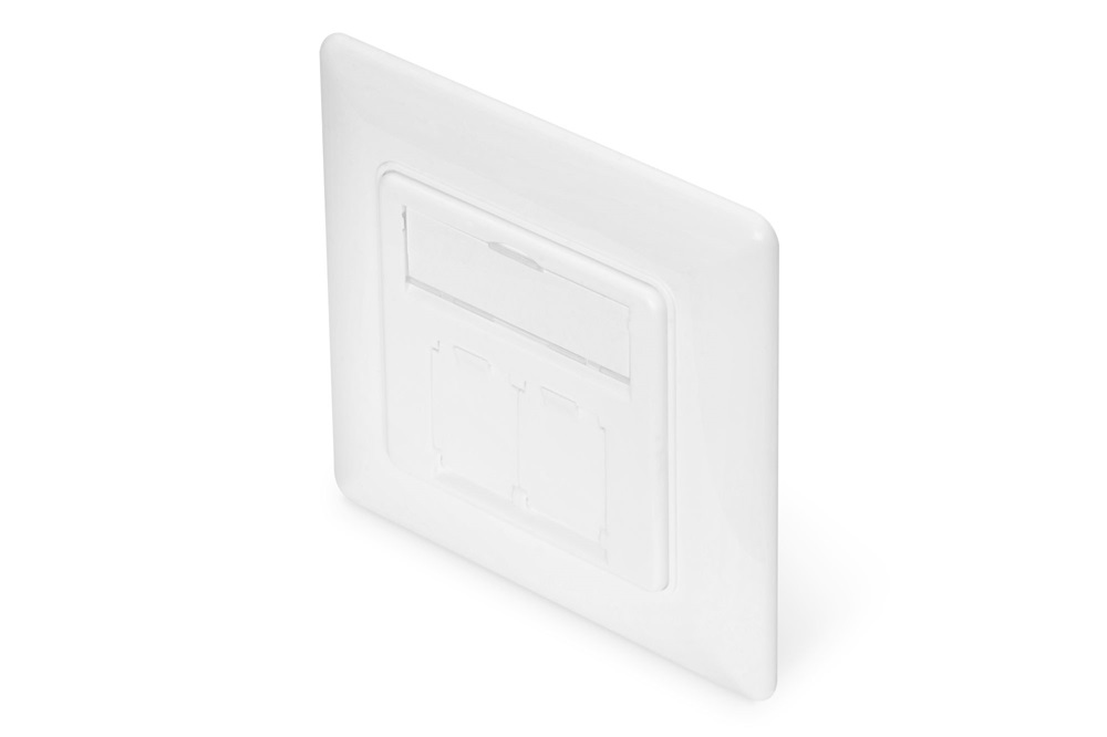 DIGITUS DN-93831 80x80 előlap 2 portos multimédia/keystone modulokhoz