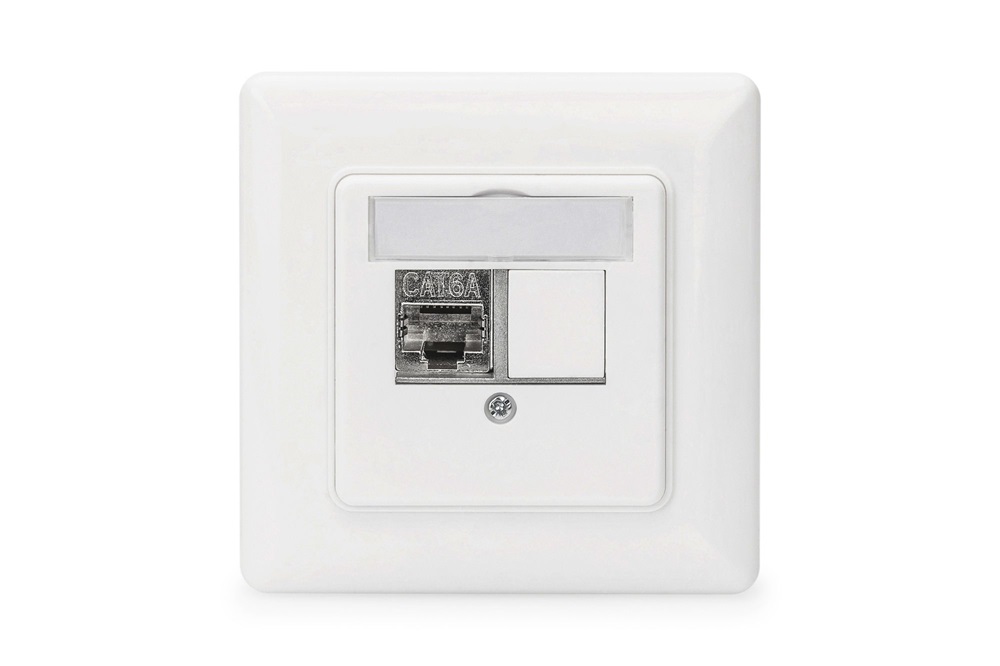 DIGITUS DN-93832 80x80 előlap 2 portos multimédia/Keystone modulokhoz