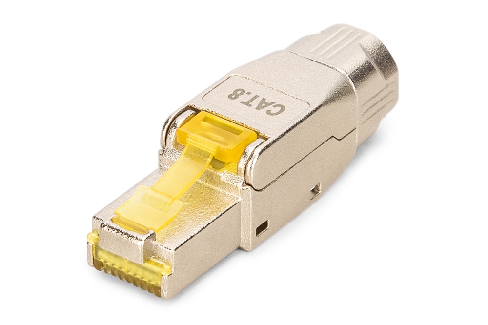 DIGITUS DN-93838 CAT8.1 FM45 RJ45 árnyékolt szerszám nélkül szerelhető csatlakozó