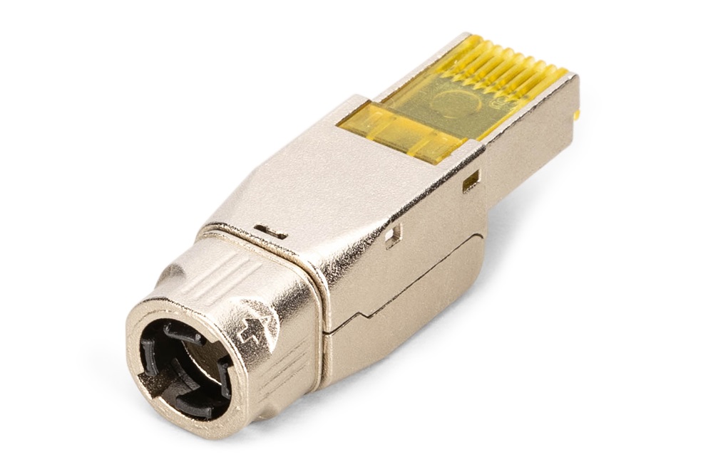 DIGITUS DN-93838 CAT8.1 FM45 RJ45 árnyékolt szerszám nélkül szerelhető csatlakozó