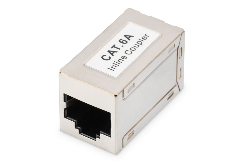 DIGITUS DN-93905 CAT6A árnyékolt fém 8P8C RJ45 kábeltoldó