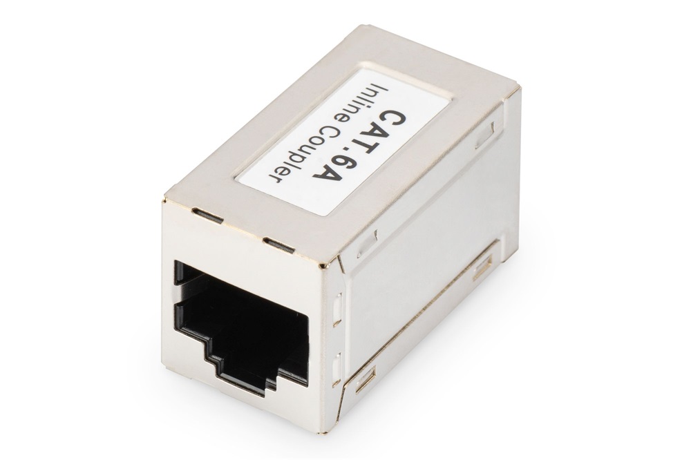 DIGITUS DN-93905 CAT6A árnyékolt fém 8P8C RJ45 kábeltoldó