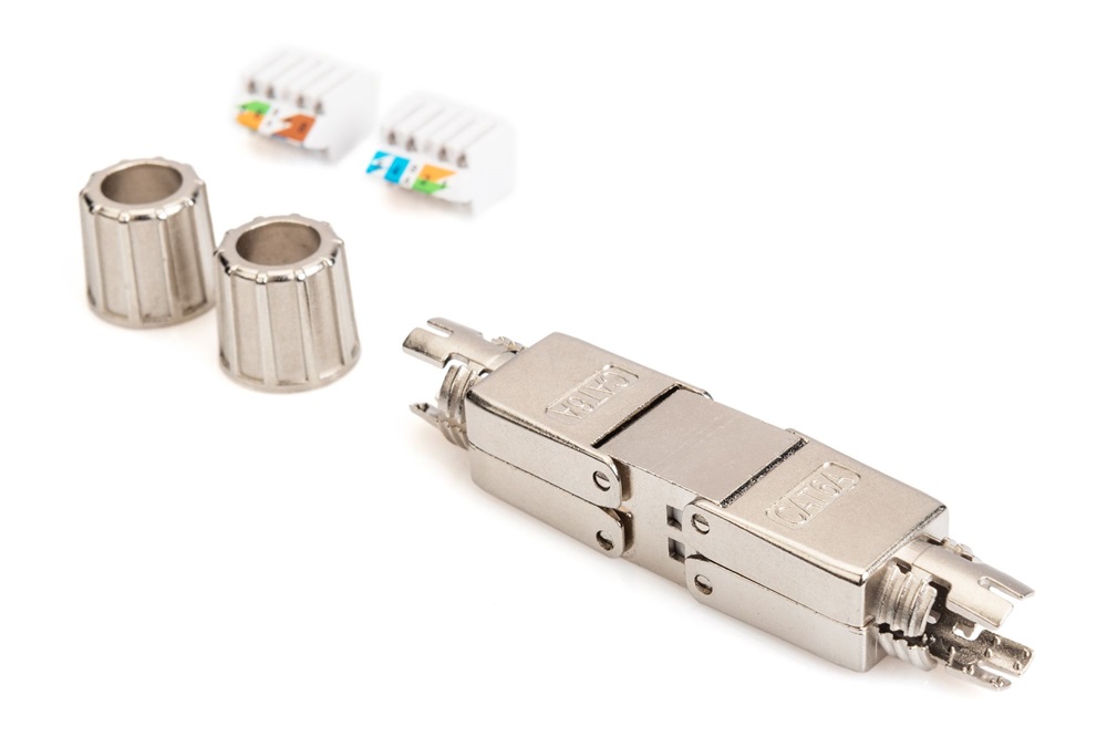 DIGITUS DN-93912 CAT6A árnyékolt 500MHz kábeltoldó