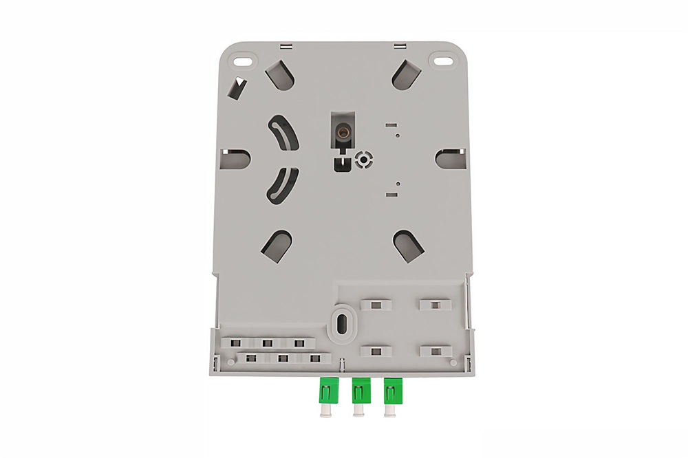 DIGITUS DN-949103 24 szálas 3x LC/APC duplex monomódusú OS2 IP54 FTTH elosztó doboz toldóval
