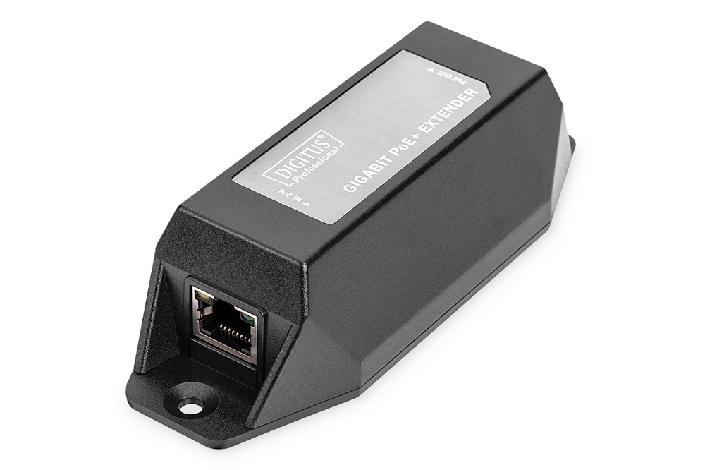 DIGITUS DN-95123 Gigabit Ethernet 22W PoE+ Repeater 802.3at