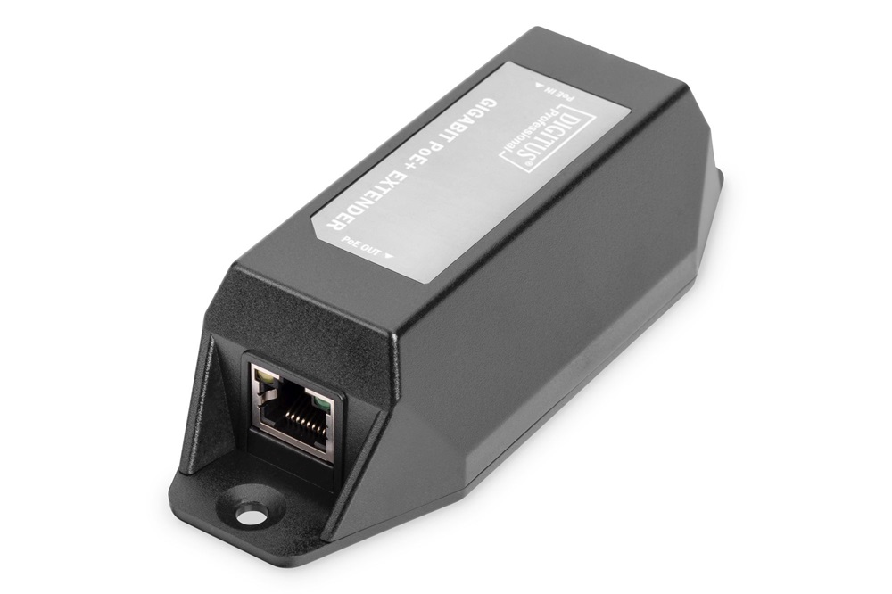 DIGITUS DN-95123 Gigabit Ethernet 22W PoE+ Repeater 802.3at