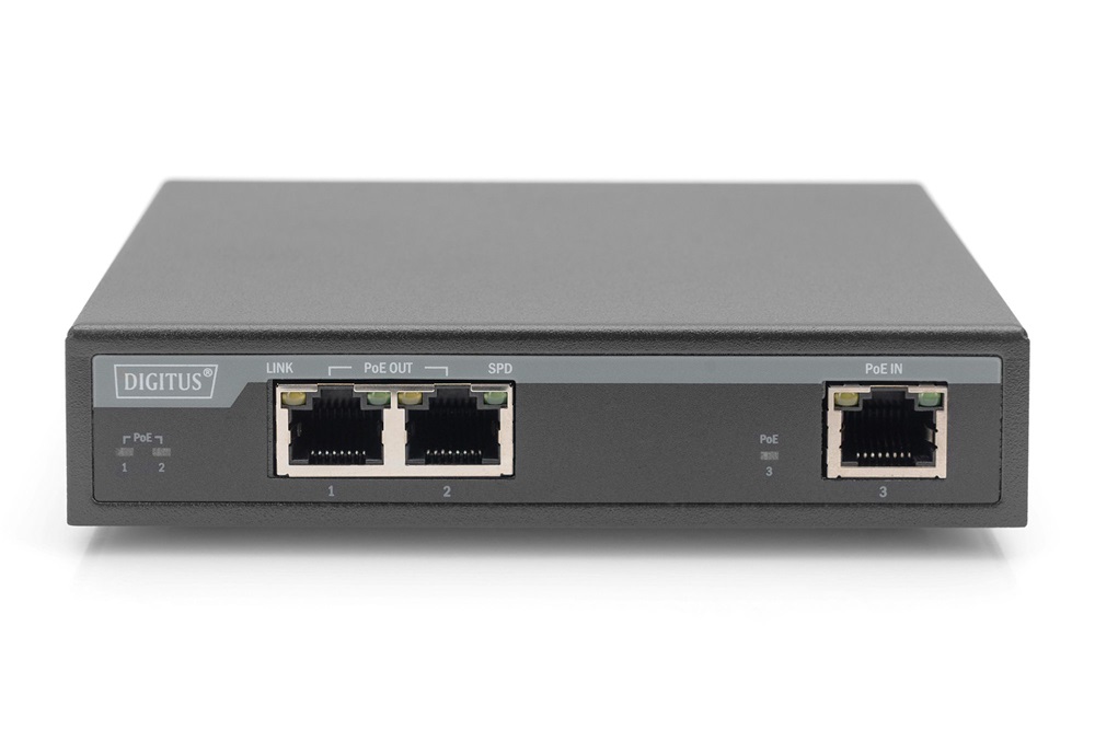 DIGITUS DN-95127-1 2 portos Gigabit 802.3at 60 W 4PPoE Extender