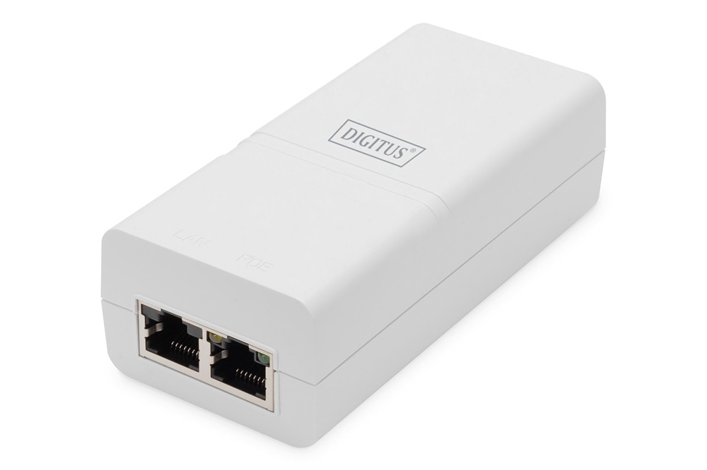 DIGITUS DN-95132 52V 30W 0.58A 802.3af aktív Poe tápegység Gigabit LAN porttal
