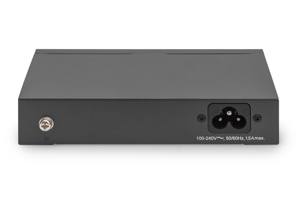 DIGITUS DN-95330-1 4x GbE Lan port PoE 60W nem menedzselhető asztali switch