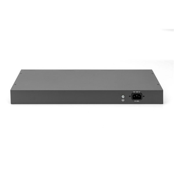 DIGITUS DN-95342-1 16x 10/100Mbps FE Lan port 2x uplink port 2x SFP port PoE 250W nem menedzselhető switch