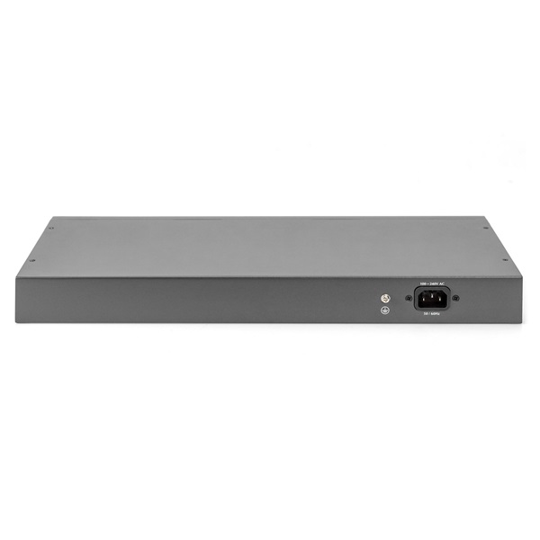 DIGITUS DN-95343 24x 10/100Mbps FE Lan port 2x uplink port 2x SFP port PoE 370W nem menedzselhető switch