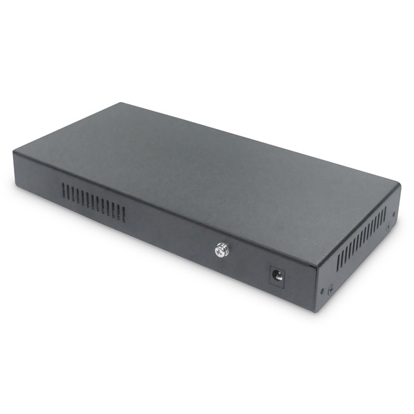 DIGITUS DN-95344 8x GbE Lan port 2x SFP port PoE 86W menedzselhető asztali switch