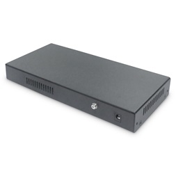 DIGITUS DN-95344 8x GbE Lan port 2x SFP port PoE 86W menedzselhető asztali switch