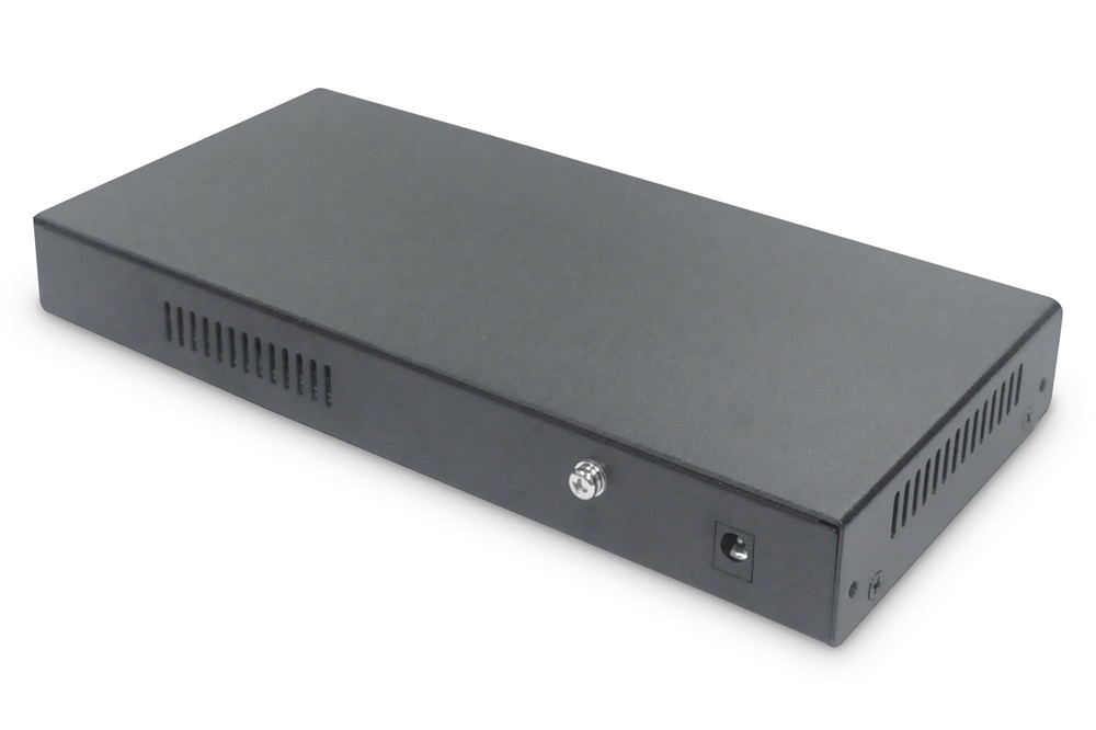 DIGITUS DN-95344 8x GbE Lan port 2x SFP port PoE 86W menedzselhető asztali switch