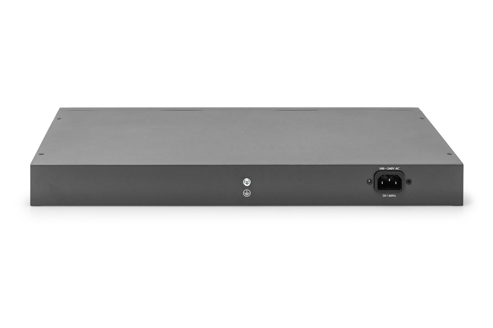 DIGITUS DN-95347-2 16x GbE Lan port 2x uplink port 2x SFP port PoE 250W nem menedzselhető switch