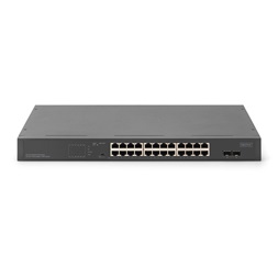 DIGITUS DN-95348-2 16x GbE Lan port 2x SFP port PoE 370W nem menedzselhető switch