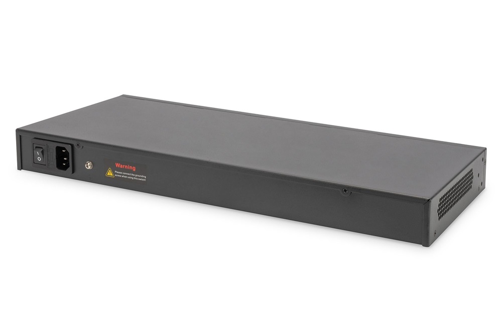 DIGITUS DN-95359 24x GbE Lan port 2x SFP port PoE 430W menedzselhető switch
