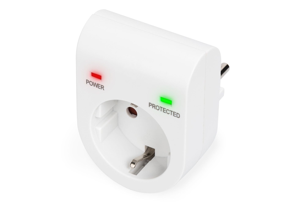 DIGITUS DN-95400 16A 3500W Schuko túlfeszültségvédő adapter