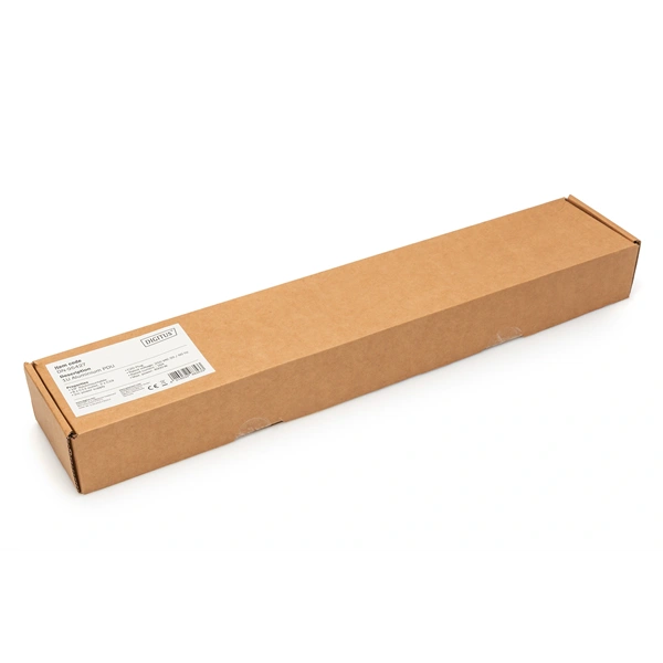 DIGITUS DN-95427 19" 1U PDU 230V 16A 8xIEC C13 2xC19 aljzat IEC C20 csatlakozó 2M elosztósor