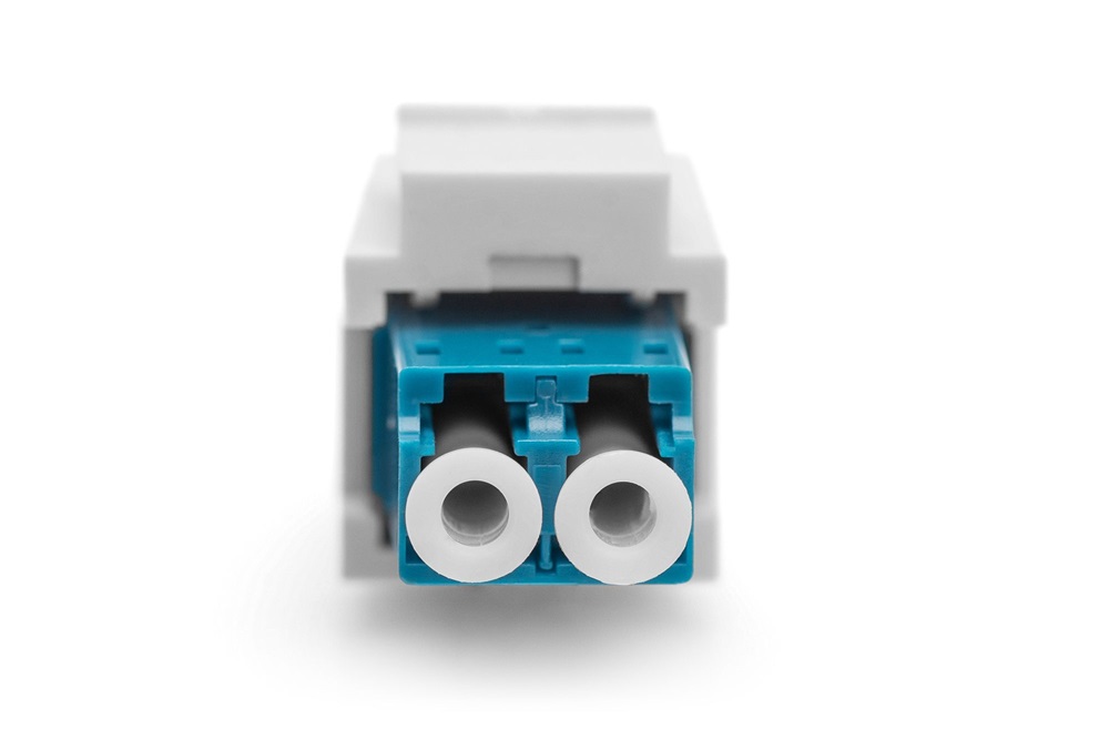 DIGITUS DN-96007-1-K Duplex monomódusú OS2 LC optikai Keystone toldó