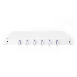 DIGITUS DN-96320/9 19" 1U 6x SC/UPC duplex monomódusú OS2 komplet optikai patch panel