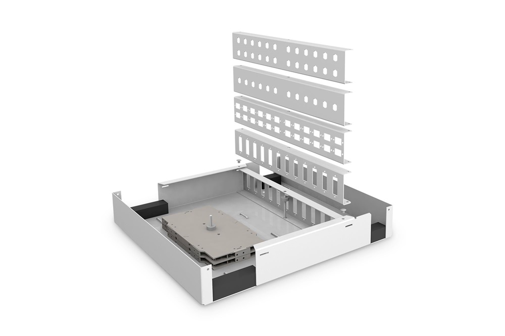 DIGITUS DN-96800M-2 48 szálas IP20 fali optikai üres elosztó doboz