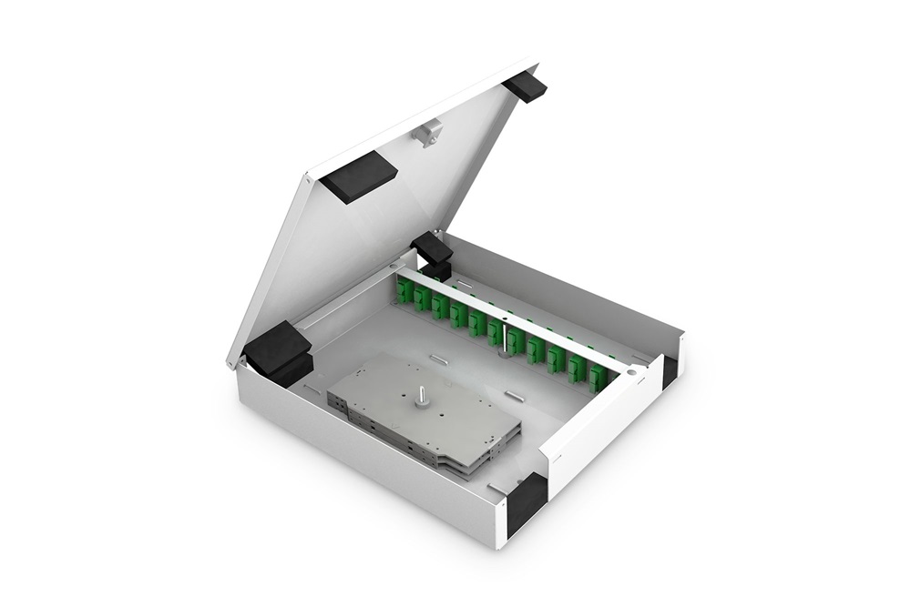 DIGITUS DN-96800M-2 48 szálas IP20 fali optikai üres elosztó doboz