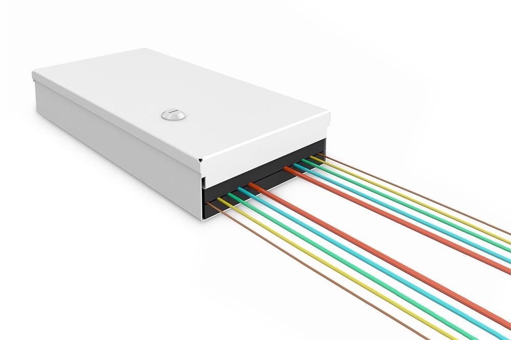 DIGITUS DN-96800S-2 24 szálas IP20 fali optikai üres elosztó doboz