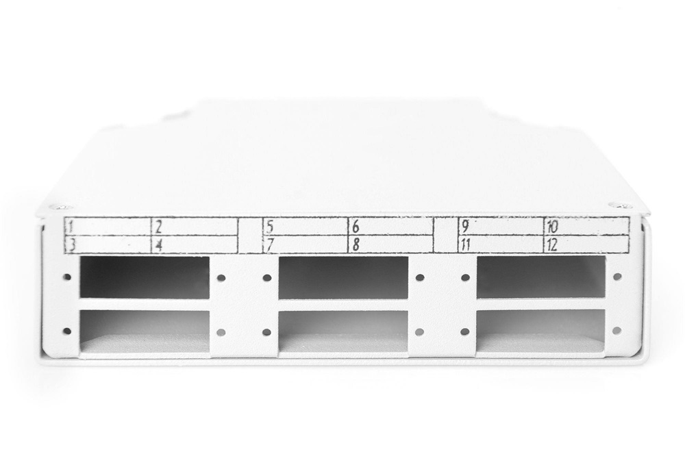 DIGITUS DN-96890 6xSC DX DIN sínes üres optikai elosztó doboz