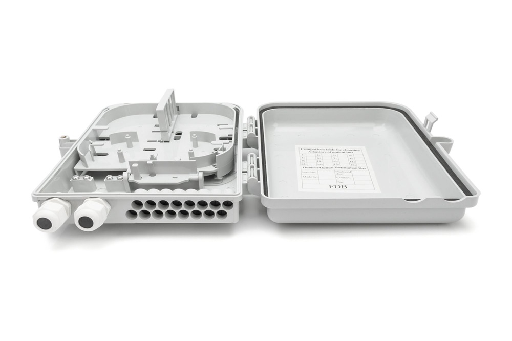 DIGITUS DN-968914 16 szálas 16x LC DX 16x SC SX IP65 kültéri optikai FTTH üres elosztó doboz