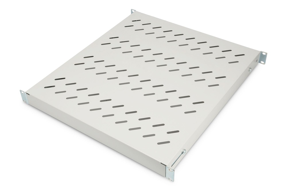 DIGITUS DN-97646 19" 1U 508mm mély 50kg állítható mélységű szürke polc