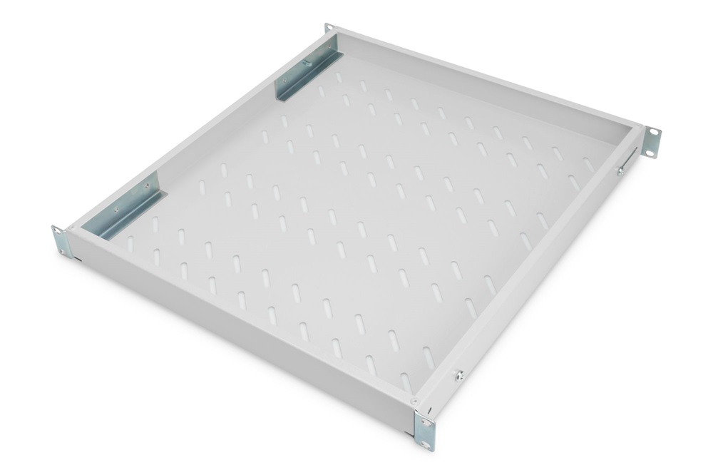 DIGITUS DN-97646 19" 1U 508mm mély 50kg állítható mélységű szürke polc