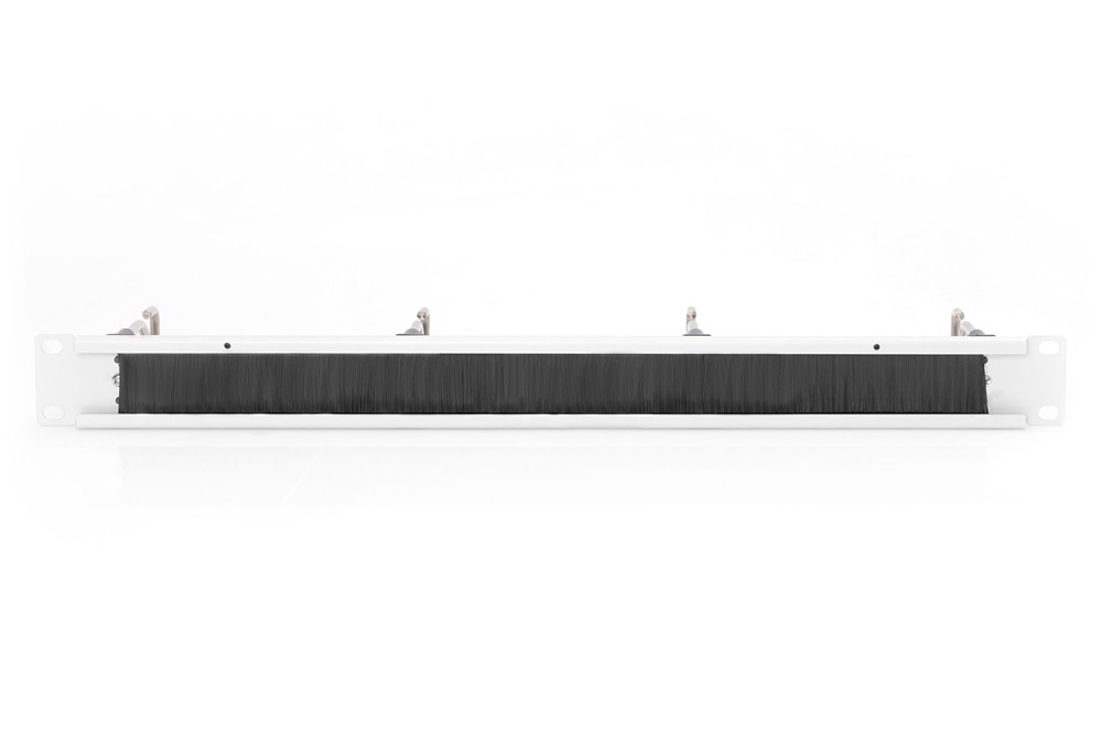 DIGITUS DN-97668 19” 1U fésűs szürke acél gyűrűs kábelrendező