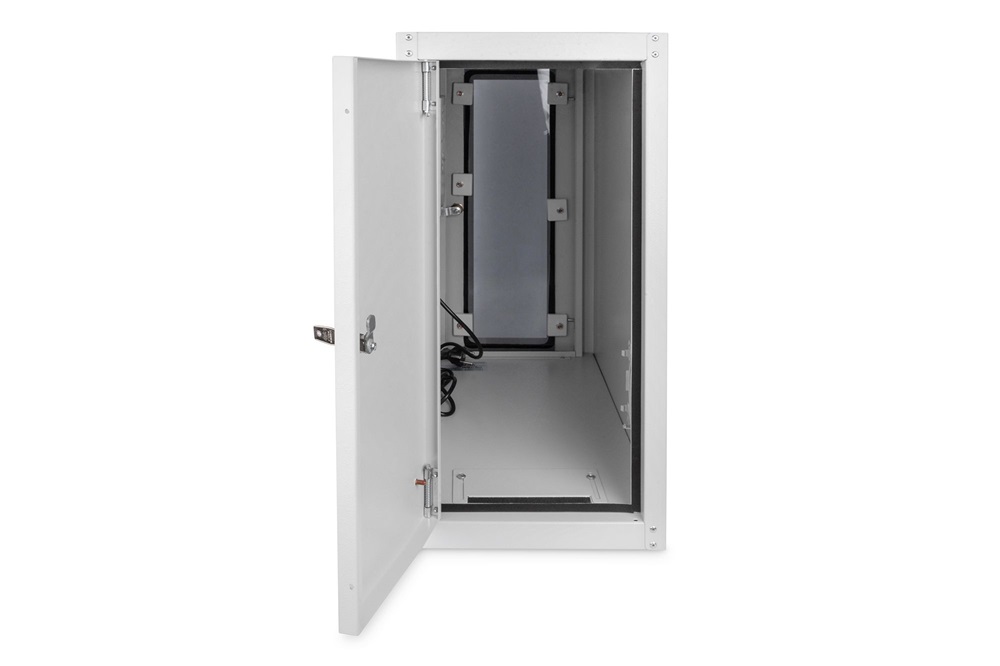 DIGITUS DN-CC 9002 Szintező lábas zárható üvegajtós szűrőventilátoros számítógépház